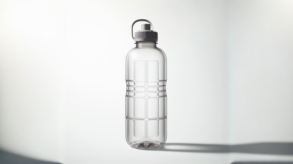 64 oz water bottle in gray color