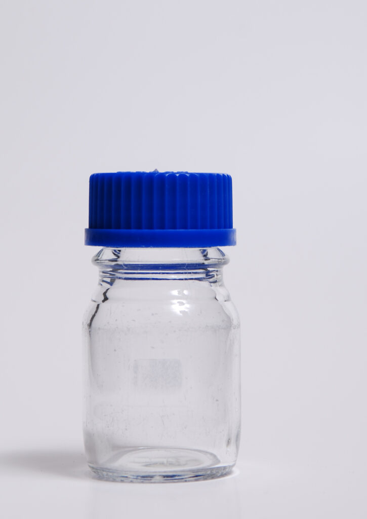 Glass Jar Bottles Rubber Stoppers